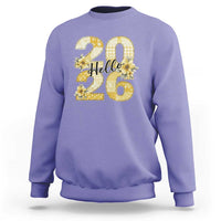 Hello New Year 2026 Vintage Floral Patchwork Quilt Sweatshirt - Wonder Print Shop
