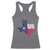 American Texan Racerback Tank Top God Bless Texas TX Flag