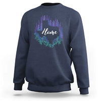 Texas Home State Map Pride Bluebonnets Sweatshirt