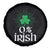 Funny 0% Irish St Patrick's Day Spare Tire Cover Vintage Shamrock