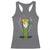 Funny St Patrick's Day Leprechaun Cosplay Tuxedo Racerback Tank Top