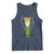 Funny St Patrick's Day Leprechaun Cosplay Tuxedo Tank Top