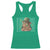 Funny Fight Me I'm Irish Racerback Tank Top Leprechaun Mug Shot St Patrick's Day