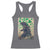 Funny St Patrick's Day Japanese Giant Monster Racerback Tank Top Vintage Shamrock