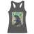 Funny St Patrick's Day Japanese Giant Monster Racerback Tank Top Vintage Shamrock