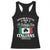 Funny St Patrick's Day Italian Racerback Tank Top Everyone Is A Little Irish On St Patrick's Day