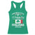 Funny St Patrick's Day Italian Racerback Tank Top Everyone Is A Little Irish On St Patrick's Day