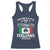 Funny St Patrick's Day Italian Racerback Tank Top Everyone Is A Little Irish On St Patrick's Day