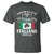 Funny St Patrick's Day Italian T Shirt Everyone Is A Little Irish On St Patrick's Day