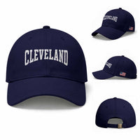 Cleveland Ohio OH City Throwback Design Vintage Baseball Cap