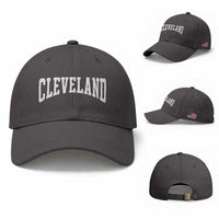 Cleveland Ohio OH City Throwback Design Vintage Baseball Cap