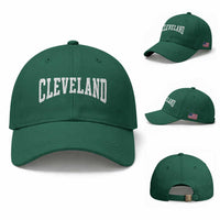 Cleveland Ohio OH City Throwback Design Vintage Baseball Cap