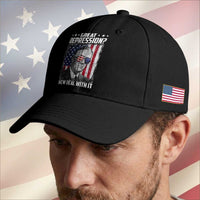 Franklin D Roosevelt Baseball Cap Great Depression New Deal With It