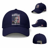 Franklin D Roosevelt Baseball Cap Great Depression New Deal With It