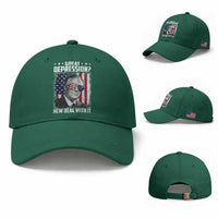 Franklin D Roosevelt Baseball Cap Great Depression New Deal With It