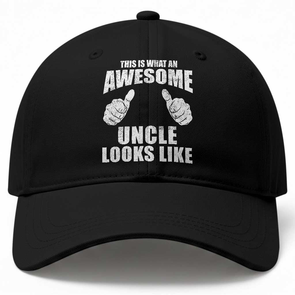 This Is What An Awesome Uncle Looks Like Baseball Cap Funny Fathers Day Gifts