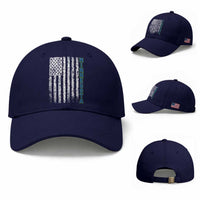 Minnesota MN State Pride Vintage American Flag Baseball Cap