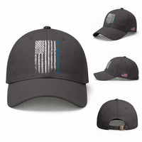Minnesota MN State Pride Vintage American Flag Baseball Cap