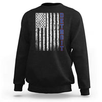 Detroit Michigan State Pride Vintage American Flag Sweatshirt