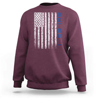 Detroit Michigan State Pride Vintage American Flag Sweatshirt
