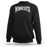 Minnesota MN State Throwback Design Vintage Sweatshirt