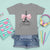 Eiffel Tower French T Shirt For Kid Paris Coquette France Pink Bow Aesthetic - Wonder Print Shop