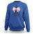 Eiffel Tower French Sweatshirt Paris Coquette France Pink Bow Aesthetic - Wonder Print Shop