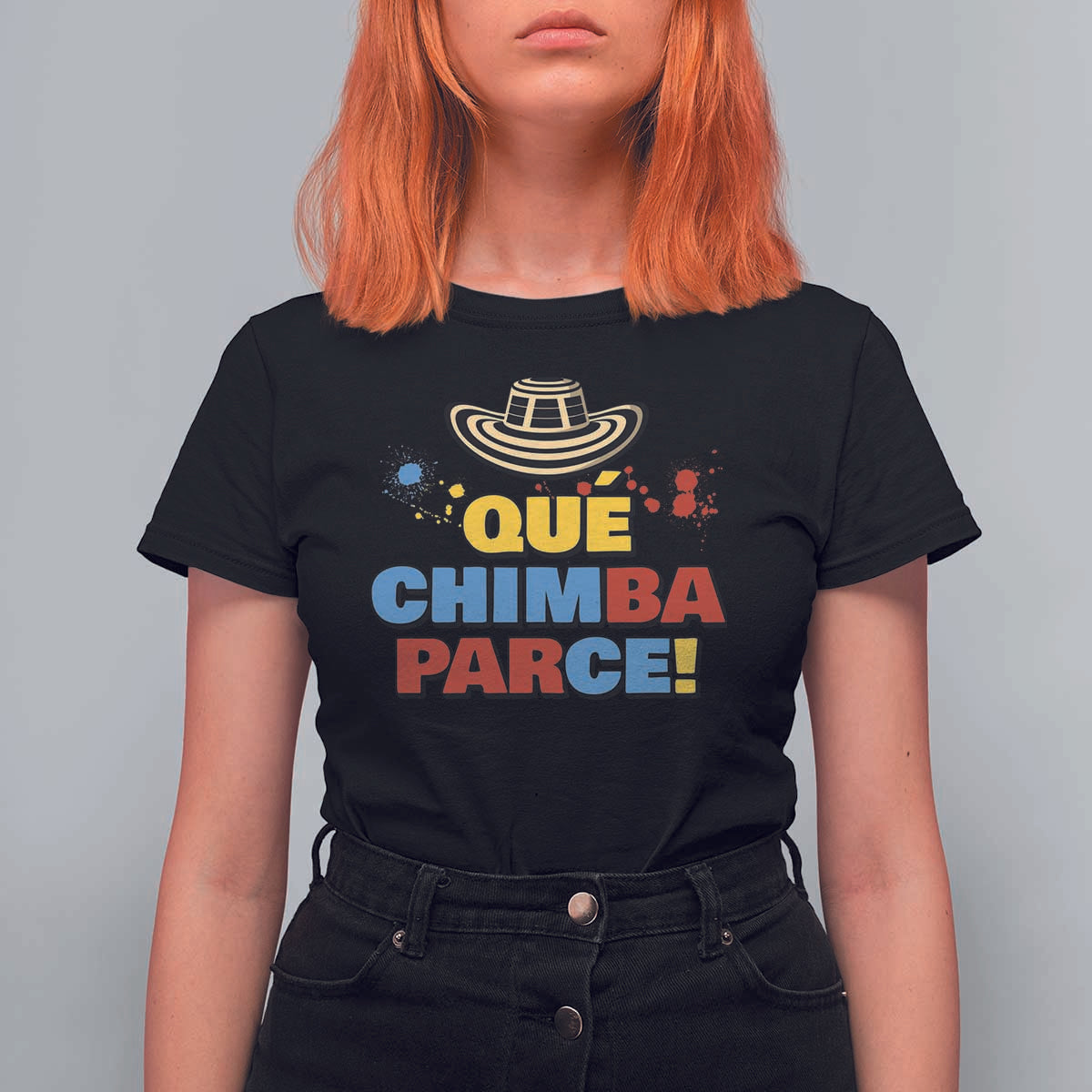 Qué Chimba Parce T Shirt For Women Colombian Slang Sombrero Vueltiao - Wonder Print Shop