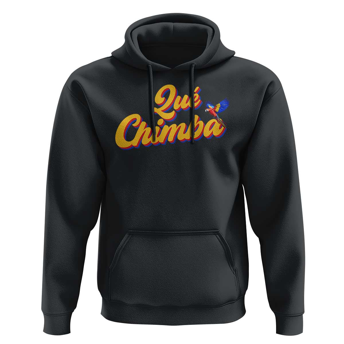 Colombia Hoodie Qu Chimba Parrot Colombian Slang - Wonder Print Shop