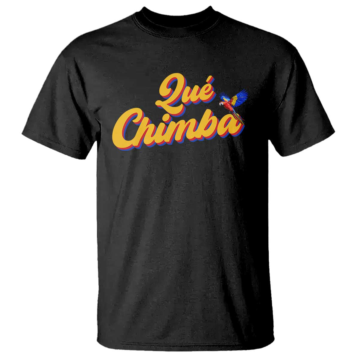 Colombia T Shirt Qu Chimba Parrot Colombian Slang - Wonder Print Shop