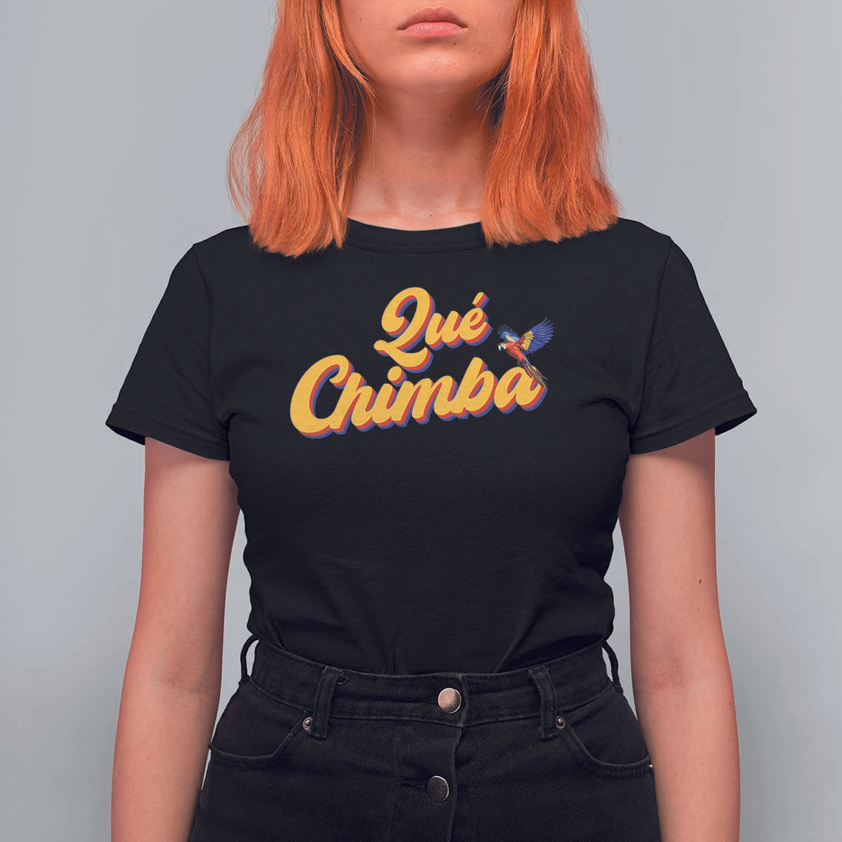 Colombia T Shirt For Women Qu Chimba Parrot Colombian Slang - Wonder Print Shop