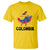 Colombianas T Shirt Colombia Cumbia Butterfly Flag Roots - Wonder Print Shop