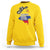 Funny Colombia Tierra Querida Sweatshirt Colombian Flag Sombrero Vueltiao Maracas - Wonder Print Shop