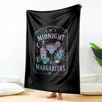 Midnight Margaritas Halloween Witch Cocktail Lover Throw Blanket