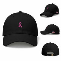 Breast Cancer Awareness Leopard Pink Ribbon Baseball Cap