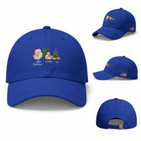 Funny Political Christmas Baseball Cap Father Christmas December Tree