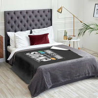 Funny Ski Snowboard Whats Your Sign Throw Blanket - Wonder Print Shop
