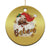 Funny Retro Black Santa Xmas Christmas Ornament Believe African American Xmas - Wonder Print Shop