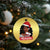 African American Xmas Christmas Ornament Santa's Favorite Melanin Santa Girl - Wonder Print Shop