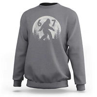 Funny Bigfoot 67 Night Stroll Moon Sasquatch Sweatshirt - Wonder Print Shop