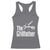 Funny BBQ Grilling Racerback Tank Top The Grillfather Vintage Father's Day