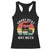 Funny Smoke Meat Not Meth Racerback Tank Top Retro Vintage Grilling BBQ