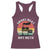 Funny Smoke Meat Not Meth Racerback Tank Top Retro Vintage Grilling BBQ