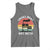 Funny Smoke Meat Not Meth Tank Top Retro Vintage Grilling BBQ