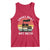 Funny Smoke Meat Not Meth Tank Top Retro Vintage Grilling BBQ