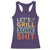 Funny BBQ Grilling Let's Grill Some Shit Racerback Tank Top Retro Vintage Barbecue Father's Day