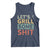 Funny BBQ Grilling Let's Grill Some Shit Tank Top Retro Vintage Barbecue Father's Day