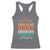 Funny Grilling BBQ Racerback Tank Top This Is My Meat Smoking Shirt Retro Fork Father's Day