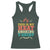 Funny Grilling BBQ Racerback Tank Top This Is My Meat Smoking Shirt Retro Fork Father's Day