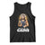 Funny Jesus Gym Workout Hallowed Be Thy Gains Tank Top Muscle Jesus Weightlifting